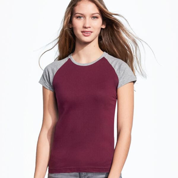 SOL'S Ladies Milky Contrast Baseball T-Shirt Thumbnail