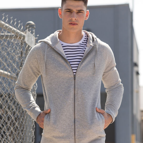 SF Unisex Slim Fit Zip Hooded Sweatshirt Thumbnail