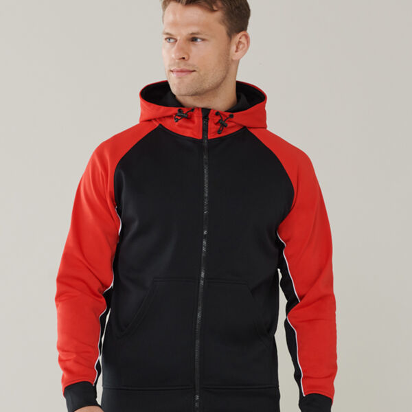 Finden and Hales Panelled Sports Hoodie Thumbnail