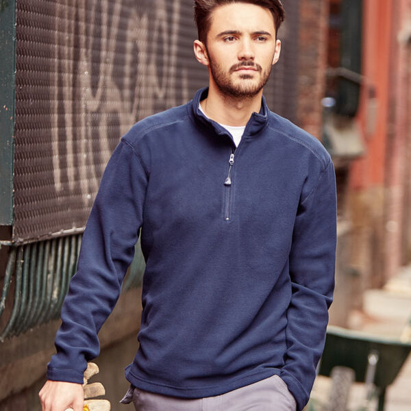 Russell Zip Neck Micro Fleece Thumbnail